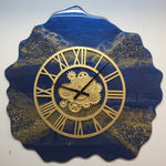 Abstract Motion Art Clock