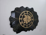 Abstract Motion Art Clock