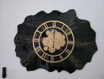 Abstract Motion Art Clock