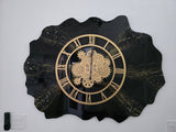 Abstract Motion Art Clock