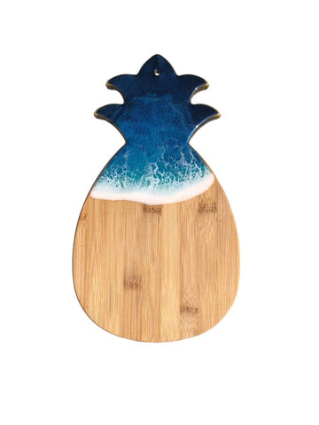 Pineapple Bamboo Ocean Serving Board