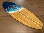 Surfboard Bamboo Ocean Serving Board
